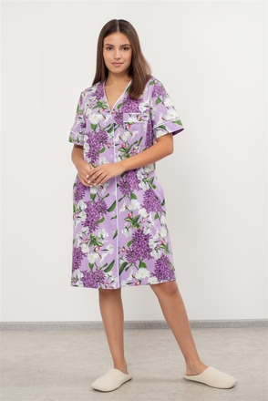 Халат женский "Монро" с цветочным принтом